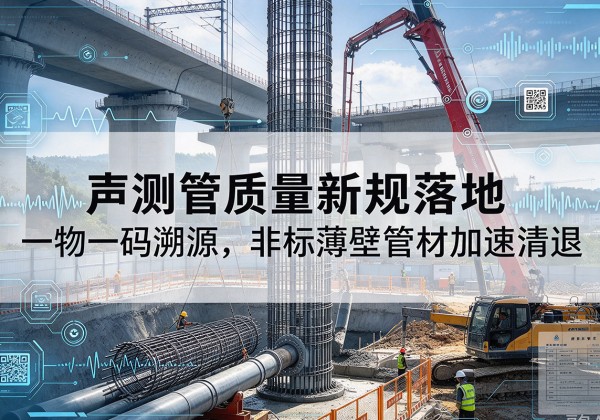 平陆声测管质量新规落地，一物一码溯源，非标薄壁管材加速清退